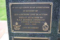 460 Squadron Plaque : 16-November-2014