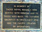 Royal Marines Memorial Inscription