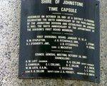 Shire of Johnstone Time Capsule Plaque
