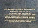 Sir Thomas William Glasgow Back inscription
