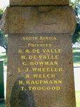 South Africa and China War Memorial