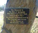 Springdale War Memorial : 29-April-2012