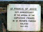 St Francis of Assisi Plaque