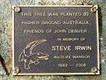 Steve Irwin Plaque