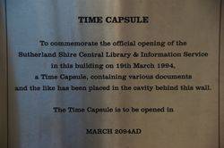 Time Capsule Plaque: 05-May-2015