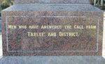 Tarlee War Memorial : 6-September-2011