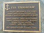 F.I.S. Endeavour Plaque : 2007