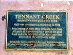 Tennant Creek Gold Rush Inscription