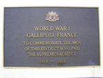 Gallipoli France Plaque : 12-04-2014
