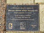 Warrant Officer Alwyn Terence : 28-November-2011