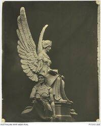 1923 Maquette by Gilbert Doble (Australian War Memorial : P11931.005)