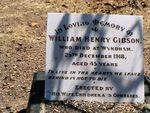 William Henry Gibson Headstone