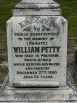 William Petty Memorial