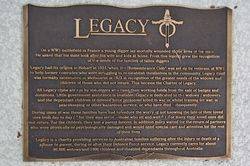 Legacy Plaque: 28-May-2017